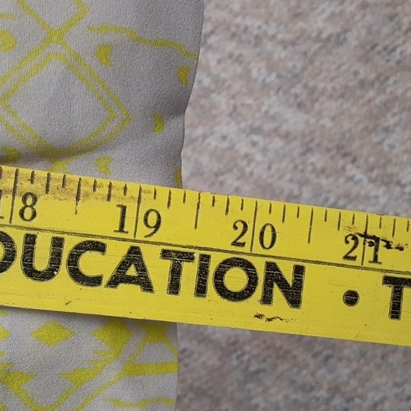 J. CREW Gray & Yellow Racerback Midi Side Slit Sheath Dress - Picture 8 of 12